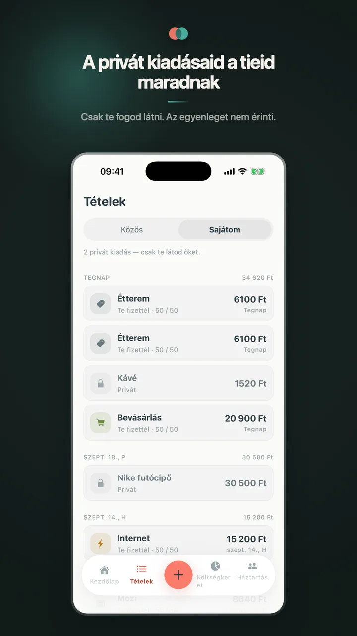 A privát kiadásaid a tieid maradnak