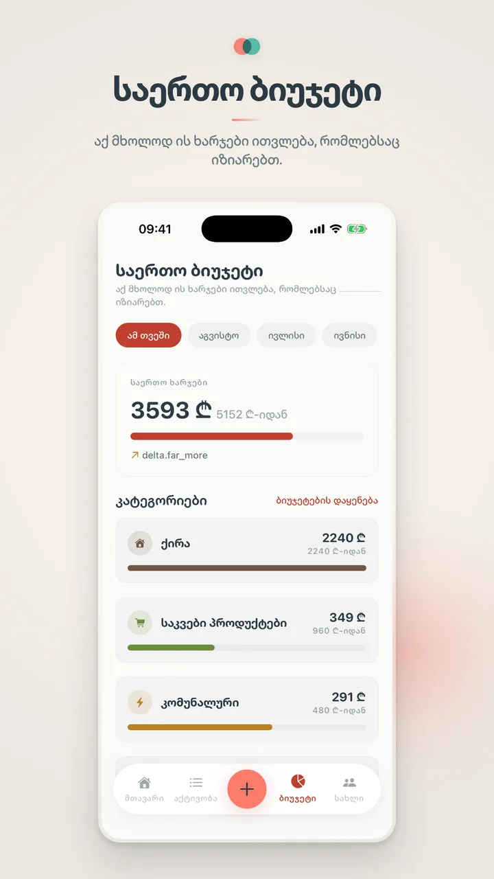 საერთო ბიუჯეტი