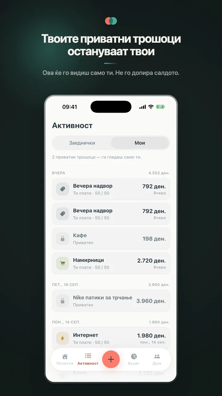 Твоите приватни трошоци остануваат твои