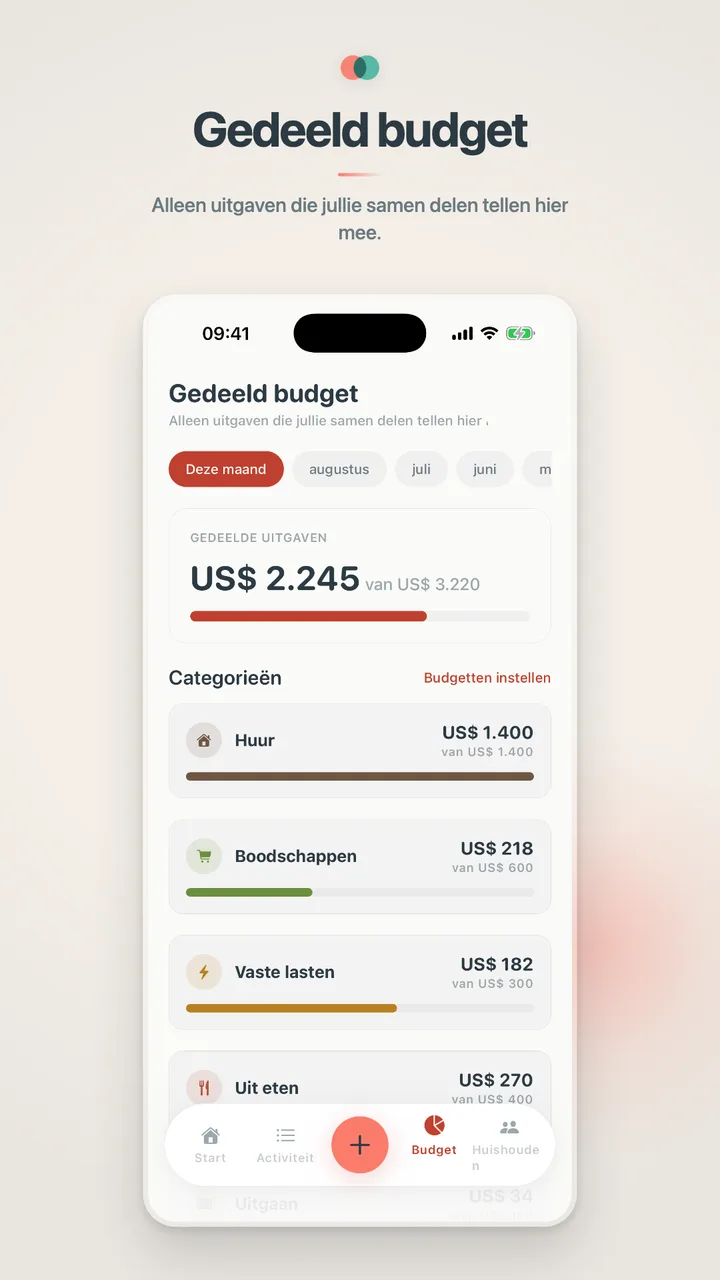 Gedeeld budget